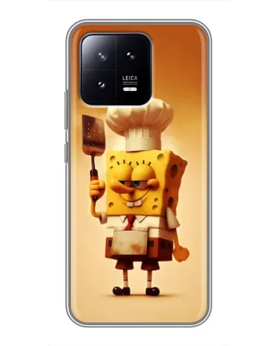 Чохол для Xiaomi 13 з картинкою «Губка Боб кухар»