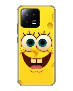 Чохол для Xiaomi 13 з картинкою «Губка Боб посмішка»