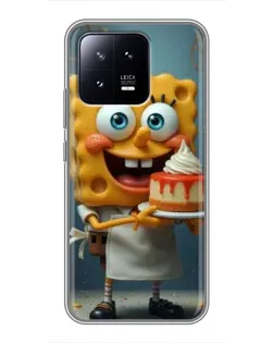 Чохол для Xiaomi 13 з картинкою «Кухар Спанч Боб»