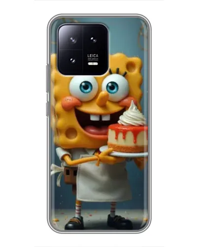 Чохол для Xiaomi 13 з картинкою «Кухар Спанч Боб»