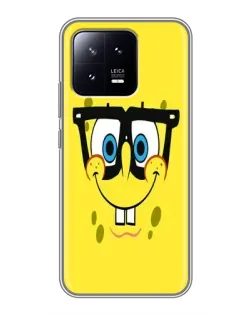 Чохол для Xiaomi 13 з картинкою «Мінімалістичний Спанч Боб»