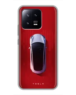 Чохол для Xiaomi 13 з картинкою «Tesla Top View» Чохол для Xiaomi 13 з картинкою «Tesla Top View»