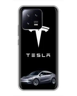 Чохол для Xiaomi 13 з картинкою «Tesla Model Y»