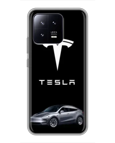 Чохол для Xiaomi 13 з картинкою «Tesla Model Y»