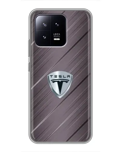 Чохол для Xiaomi 13 з картинкою «Металева текстура Tesla»