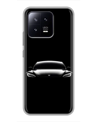 Чохол для Xiaomi 13 з картинкою «Фари Tesla Night»
