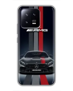 Чохол для Xiaomi 13 з картинкою «Mercedes — білий карбон» Чохол для Xiaomi 13 з картинкою «Mercedes — білий карбон»
