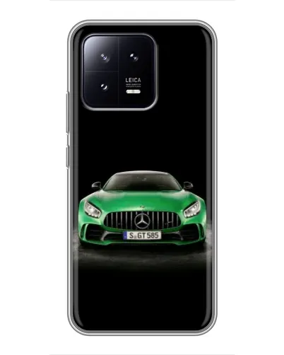 Чохол для Xiaomi 13 з картинкою «Mercedes — неоновий лого»