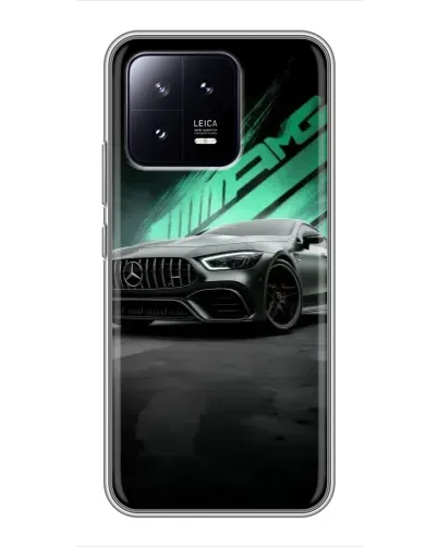 Чохол для Xiaomi 13 з картинкою «Темний Mercedes AMG»