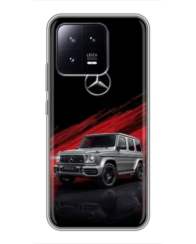 Чохол для Xiaomi 13 з картинкою «Mercedes G-Class червоний»