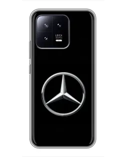 Чохол для Xiaomi 13 з картинкою «Mercedes класичний лого»