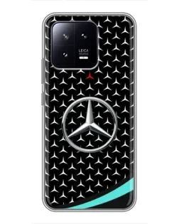 Чохол для Xiaomi 13 з картинкою «Mercedes — бірюзовий акцент»
