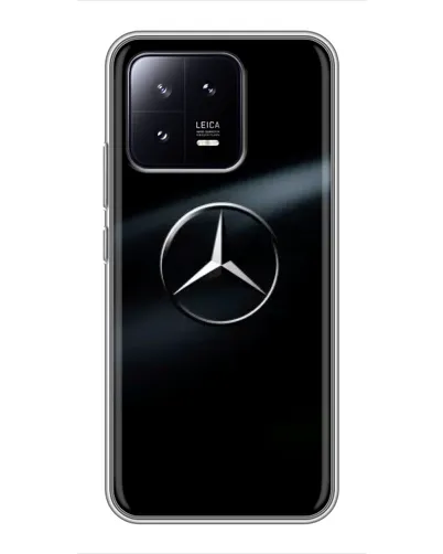 Чохол для Xiaomi 13 з картинкою «Mercedes на металі»