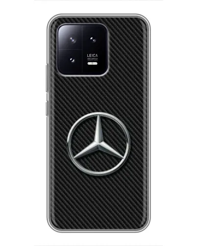 Чохол для Xiaomi 13 з картинкою «Карбоновий Mercedes стиль»