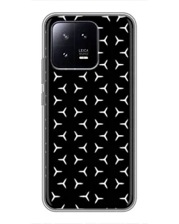 Чохол для Xiaomi 13 з картинкою «Mercedes паттерн зірок»