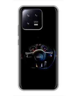 Чохол для Xiaomi 13 з картинкою «Салон Audi — кермо» Чохол для Xiaomi 13 з картинкою «Салон Audi — кермо»