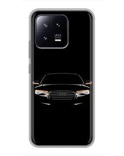 Чохол для Xiaomi 13 з картинкою «Audi — нічний контур»