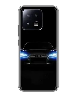 Чохол для Xiaomi 13 з картинкою «Audi в неоні»