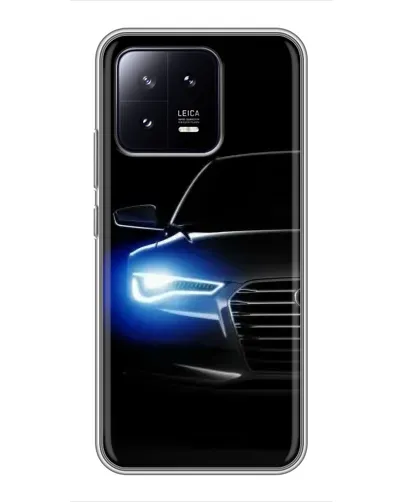 Чохол для Xiaomi 13 з картинкою «Неоновий погляд Audi»
