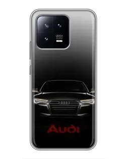 Чохол для Xiaomi 13 з картинкою «Audi — градієнтний контур»