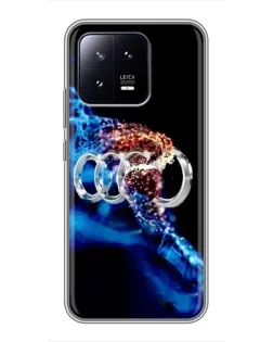 Чохол для Xiaomi 13 з картинкою «Енергія лого Audi»