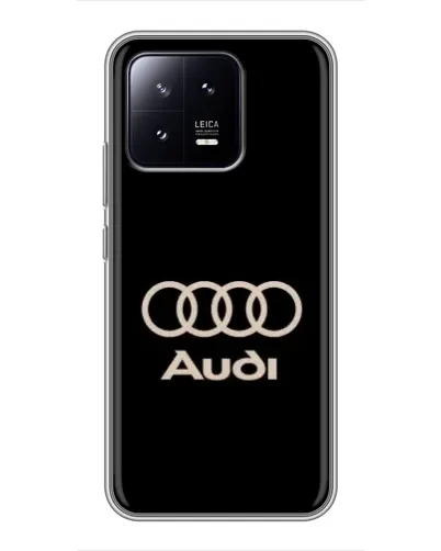 Чохол для Xiaomi 13 з картинкою «Audi — золотий логотип»