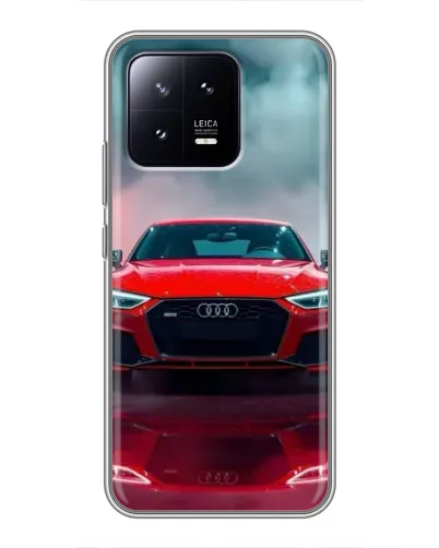 Чохол для Xiaomi 13 з картинкою «Audi RS — червоний стиль»