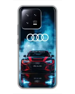 Чохол для Xiaomi 13 з картинкою «Audi Sport — неон»