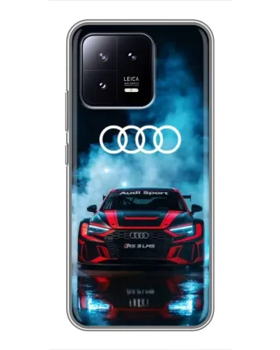 Чохол для Xiaomi 13 з картинкою «Audi Sport — неон»