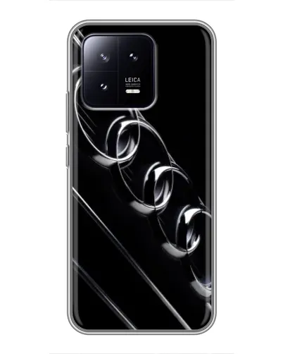 Чохол для Xiaomi 13 з картинкою «Audi — абстрактні кільця»