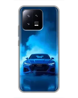 Чохол для Xiaomi 13 з картинкою «Audi — блакитна енергія»