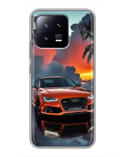 Чохол для Xiaomi 13 з картинкою «Audi — захід сонця»