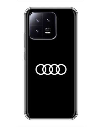 Чохол для Xiaomi 13 з картинкою «Audi White Logo»