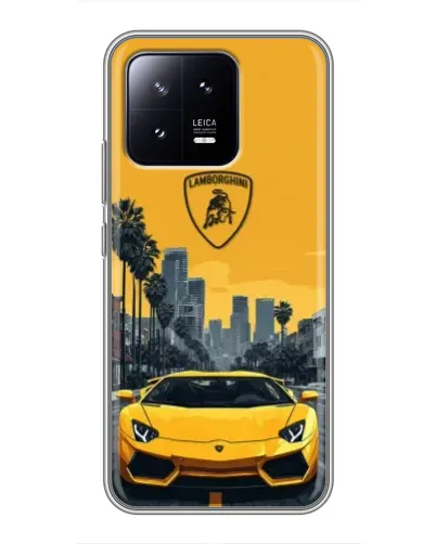 Чохол для Xiaomi 13 з картинкою «Жовтий Lamborghini місто» Чохол для Xiaomi 13 з картинкою «Жовтий Lamborghini місто»