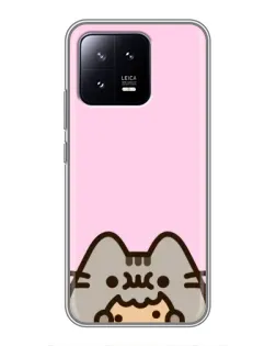 Чохол для Xiaomi 13 з картинкою «Pusheen та печиво» Чохол для Xiaomi 13 з картинкою «Pusheen та печиво»