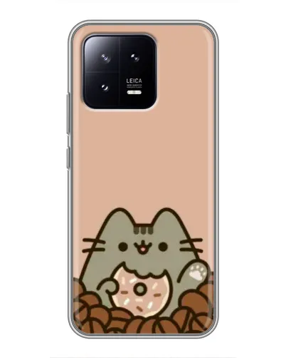Чохол для Xiaomi 13 з картинкою «Кавовий Пушин»