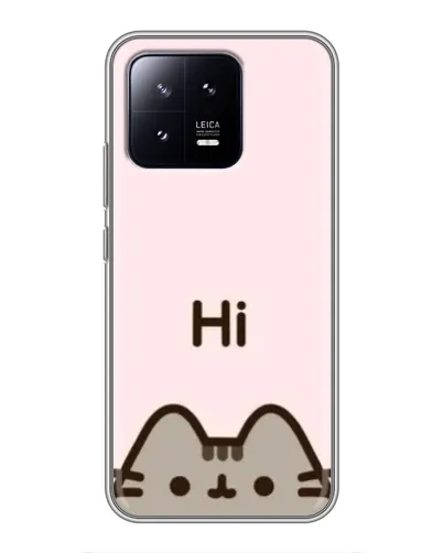 Чохол для Xiaomi 13 з картинкою «Пушин каже Hi»