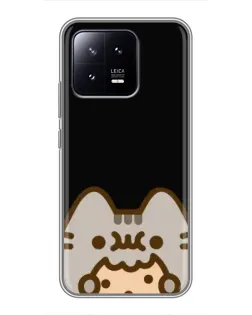 Чохол для Xiaomi 13 з картинкою «Пушин на чорному»