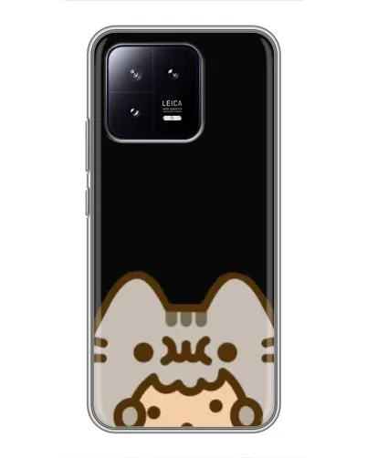 Чохол для Xiaomi 13 з картинкою «Пушин на чорному»