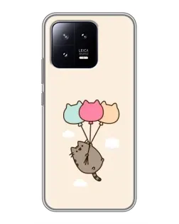 Чехол для Xiaomi 13 с картинкой «Пушин на шариках» Чехол для Xiaomi 13 с картинкой «Пушин на шариках»