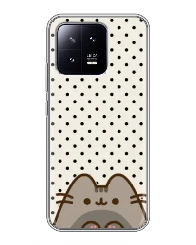 Чехол для Xiaomi 13 с картинкой «Пушин в горошек»