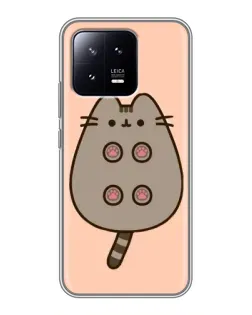 Чохол для Xiaomi 13 з картинкою «Пушин пузиком догори»