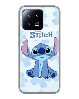 Чохол для Xiaomi 13 з картинкою «Stitch серед квітів»