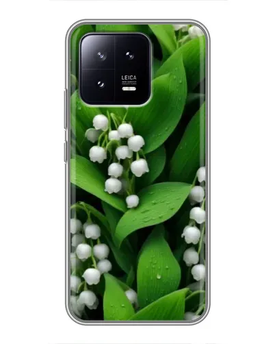 Чохол для Xiaomi 13 з картинкою «Конвалії в зелені»