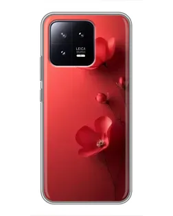 Чохол для Xiaomi 13 з картинкою «Макові суцвіття» Чохол для Xiaomi 13 з картинкою «Макові суцвіття»