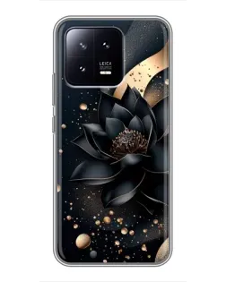 Чохол для Xiaomi 13 з картинкою «Чорний лотос» Чохол для Xiaomi 13 з картинкою «Чорний лотос»