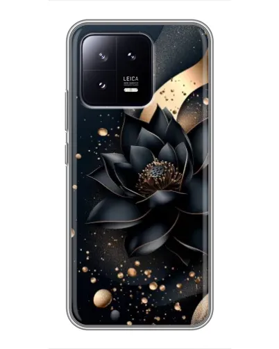 Чохол для Xiaomi 13 з картинкою «Чорний лотос»