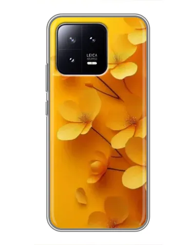 Чохол для Xiaomi 13 з картинкою «Золоті пелюстки»