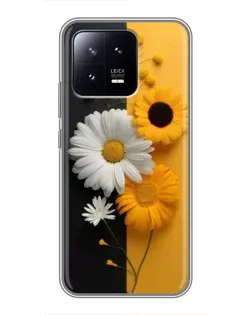 Чохол для Xiaomi 13 з картинкою «Соняшник та ромашка» Чохол для Xiaomi 13 з картинкою «Соняшник та ромашка»