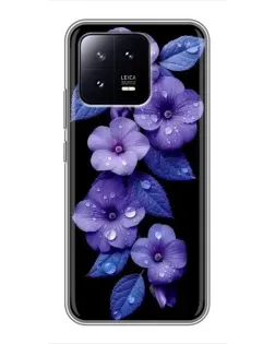 Чохол для Xiaomi 13 з картинкою «Фіолетові квіти з росою» Чохол для Xiaomi 13 з картинкою «Фіолетові квіти з росою»